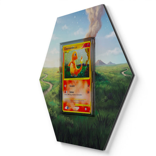 101/100 Glumanda - Extended Artwork Pokemon Card Display