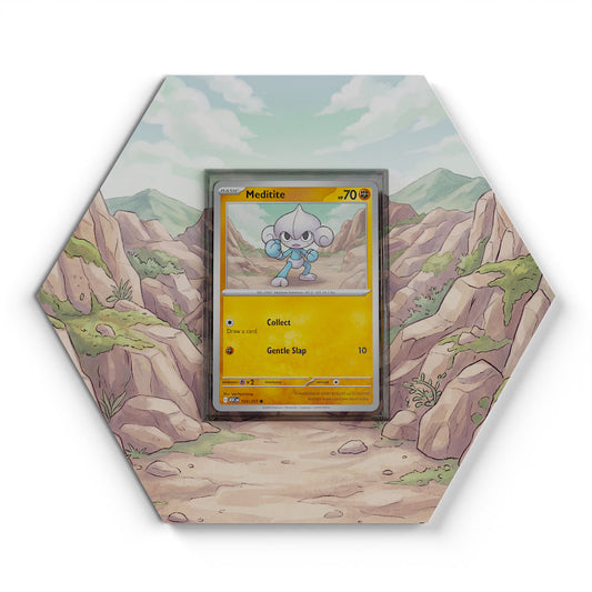 103/217 Meditie - Extended Artwork Pokemon Card Display