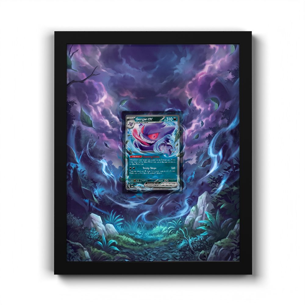 104/162 Gengar ex - Extended Artwork Pokemon Card Frame