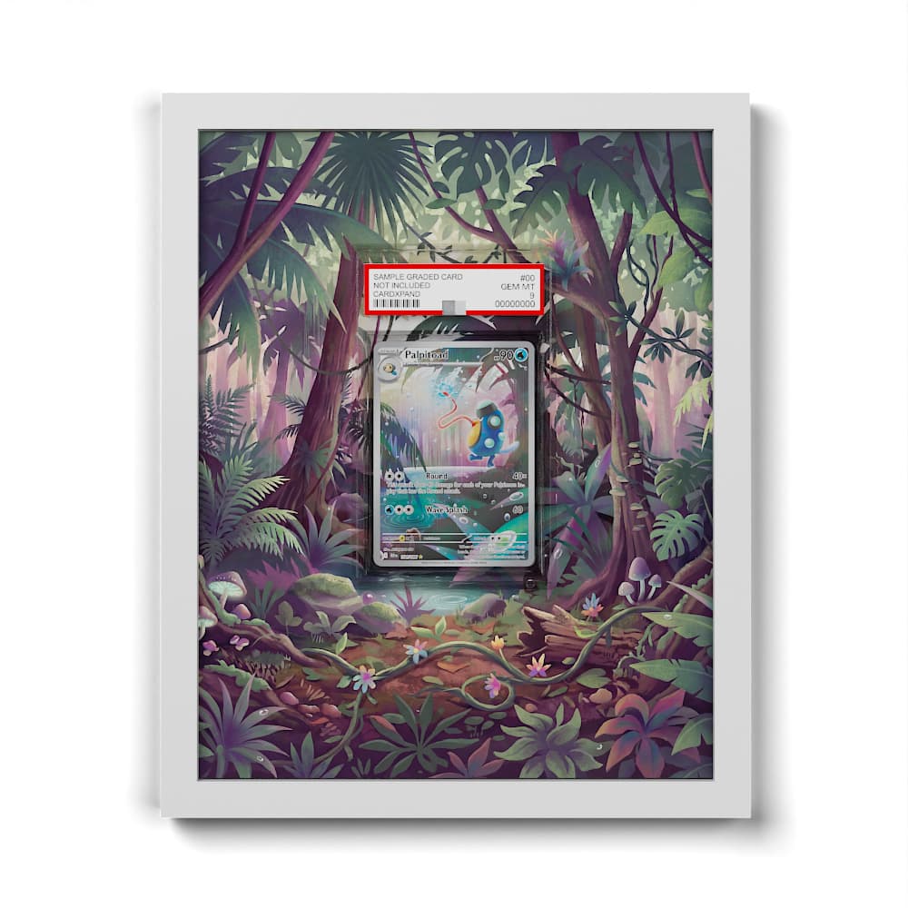 104/086 Mebrana - Extended Artwork Framed Pokemon Card Display