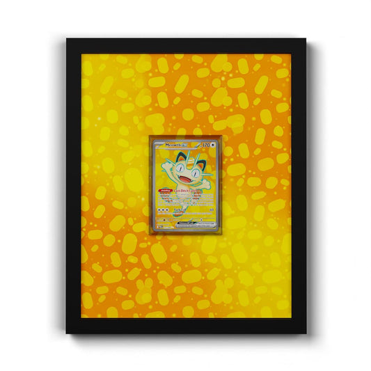 107 Mauzi EX - Extended Artwork Framed Pokemon Card Display
