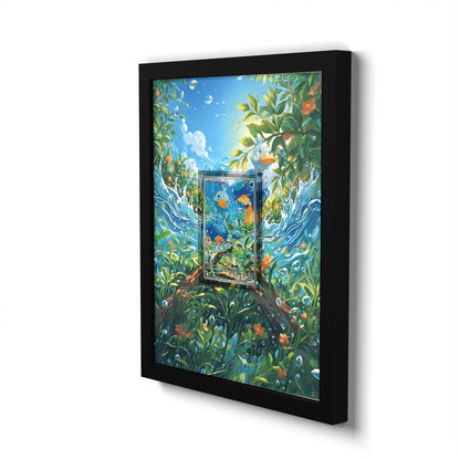 109/086 Ducklett - Extended Artwork Pokemon Card Frame