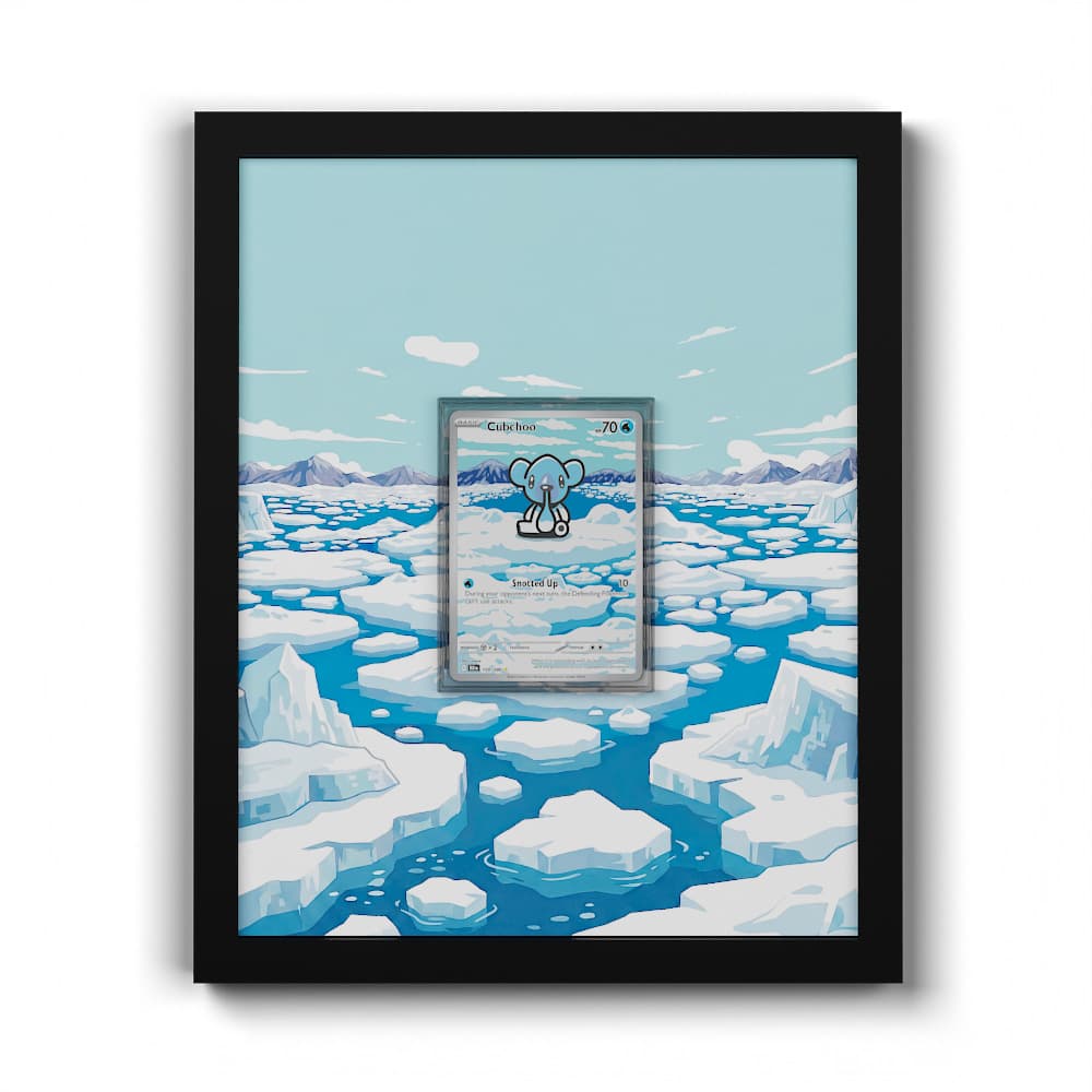 109/086 Petznief - Extended Artwork Framed Pokemon Card Display