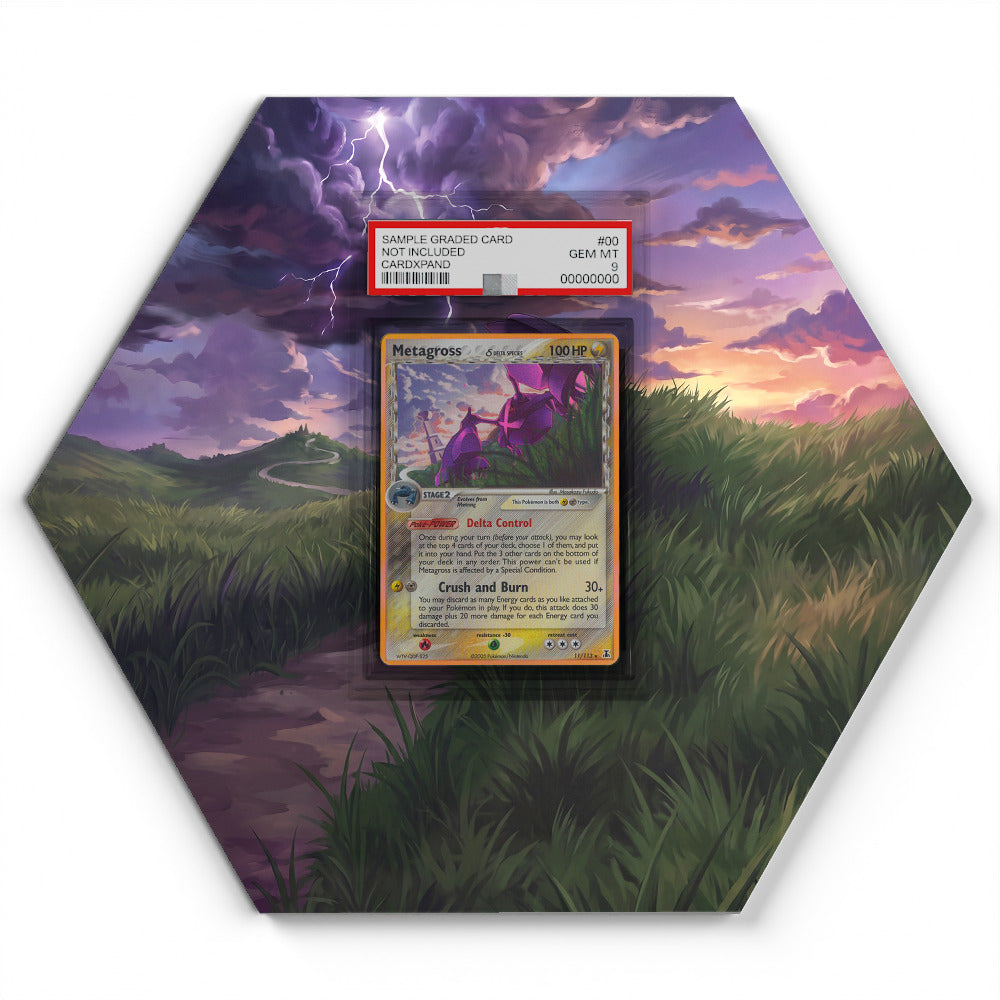 11/113 Metagross - Extended Artwork Pokemon Card Display