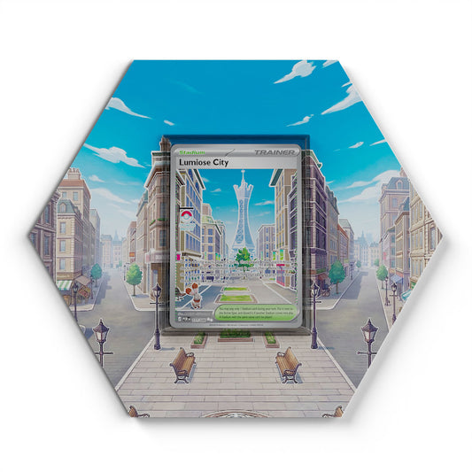 111/088 Illumina City - Extended Artwork Pokemon Card Display
