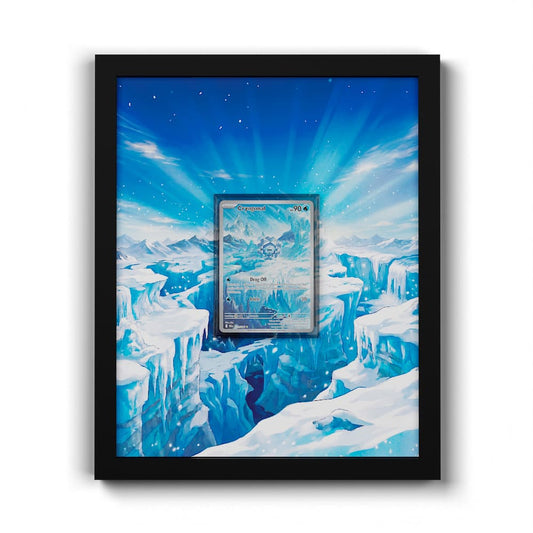 111/086 Frigometri - Extended Artwork Framed Pokemon Card Display