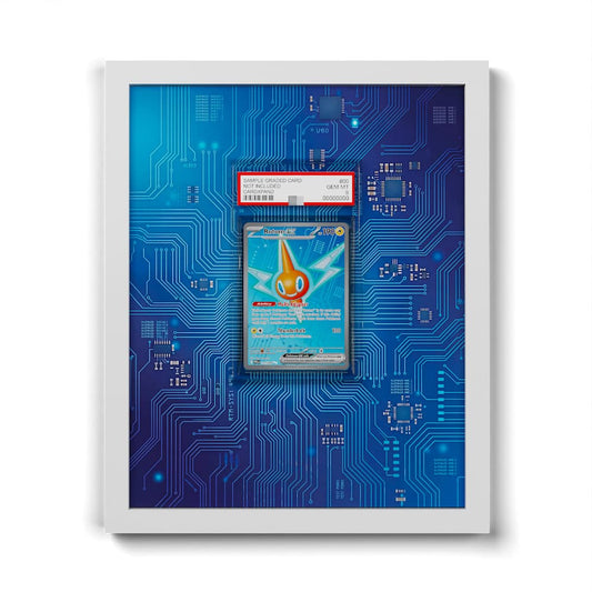 111 Rotom EX - Extended Artwork Framed Pokemon Card Display
