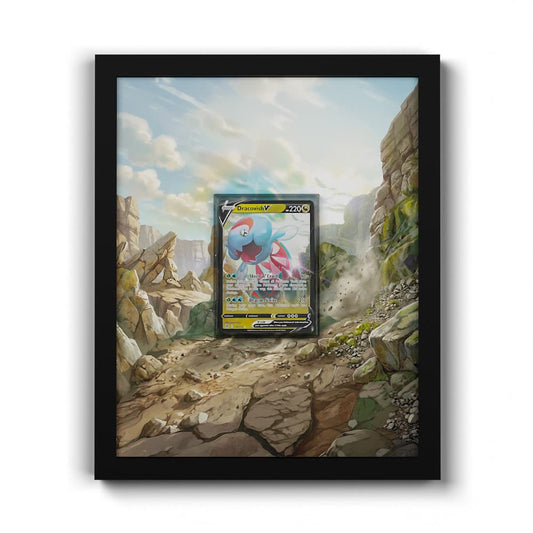 114/172 Urgl V - Extended Artwork Framed Pokemon Card Display