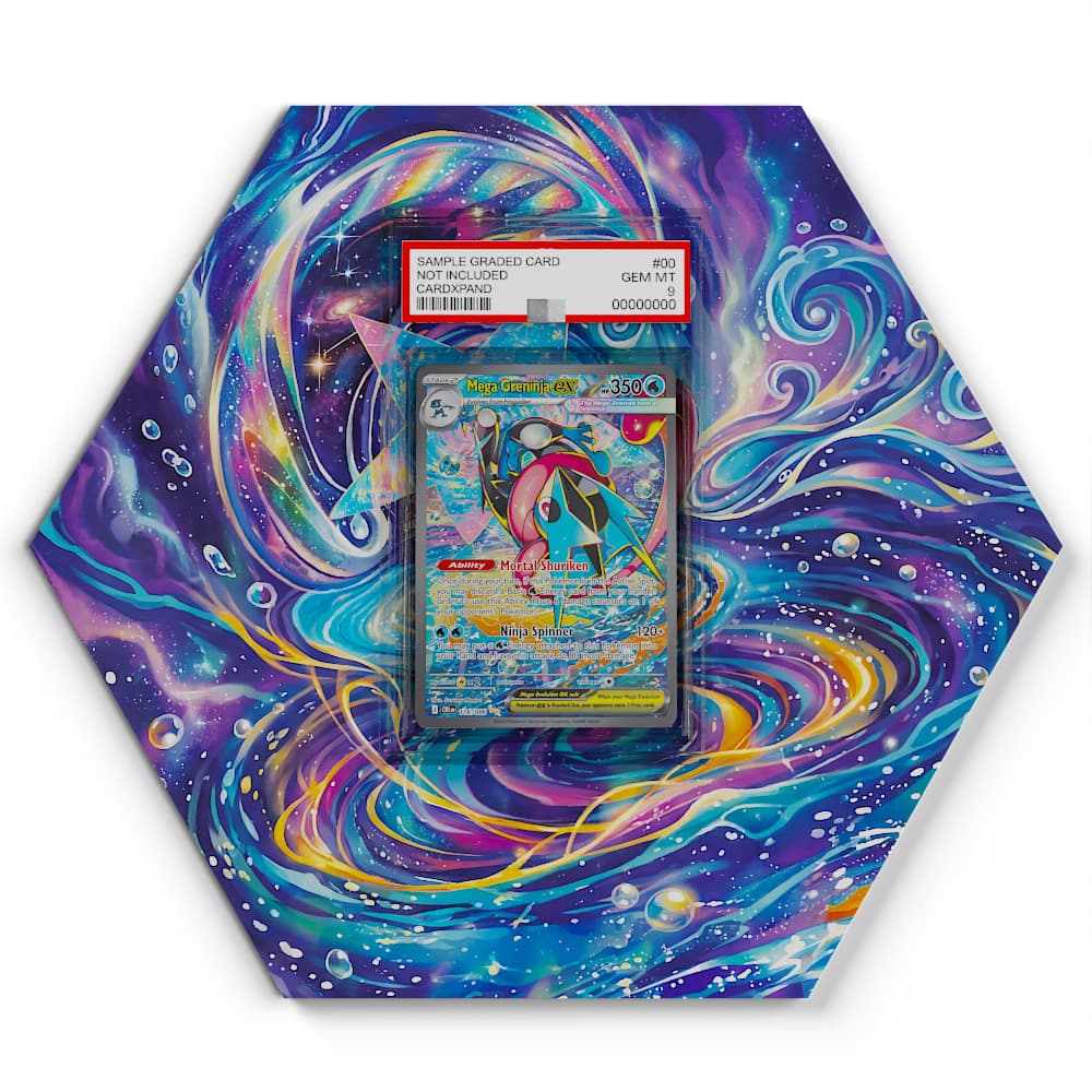 114/083 Mega-Quajutsu EX - Extended Artwork Pokemon Card Display