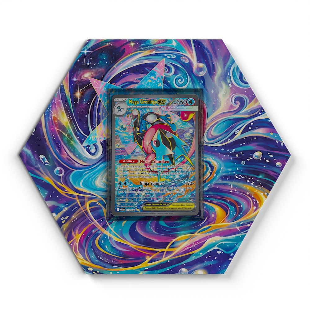 114/083 Mega-Quajutsu EX - Extended Artwork Pokemon Card Display