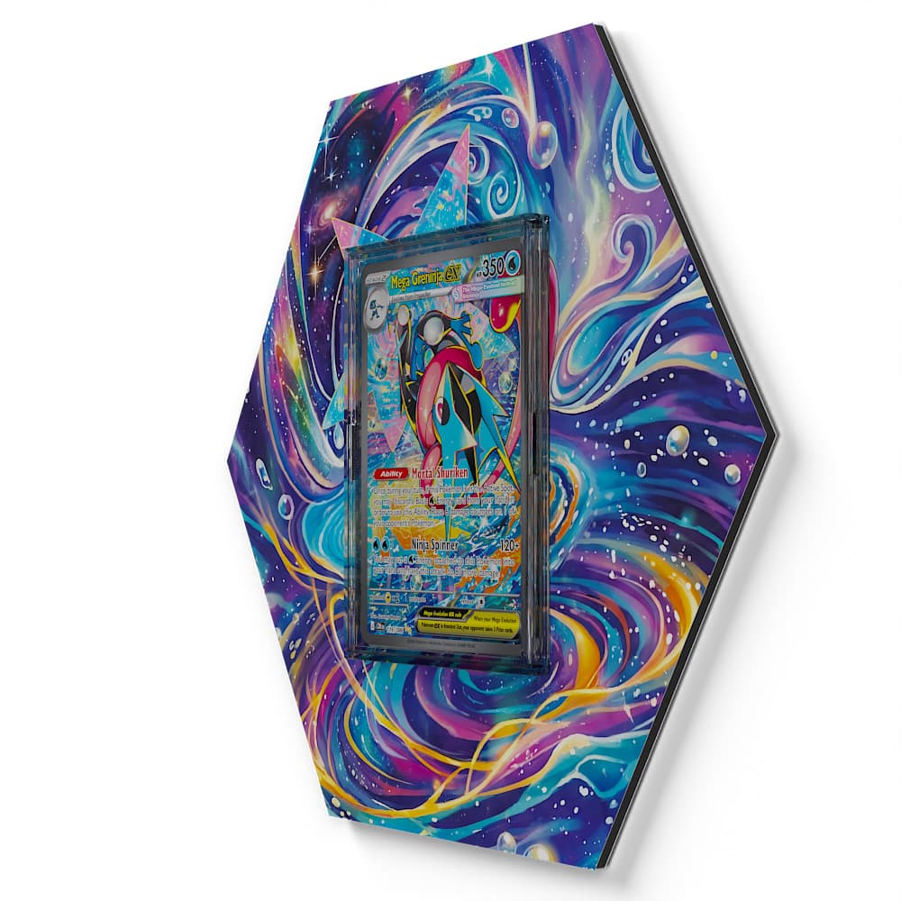 114/083 Mega-Quajutsu EX - Extended Artwork Pokemon Card Display