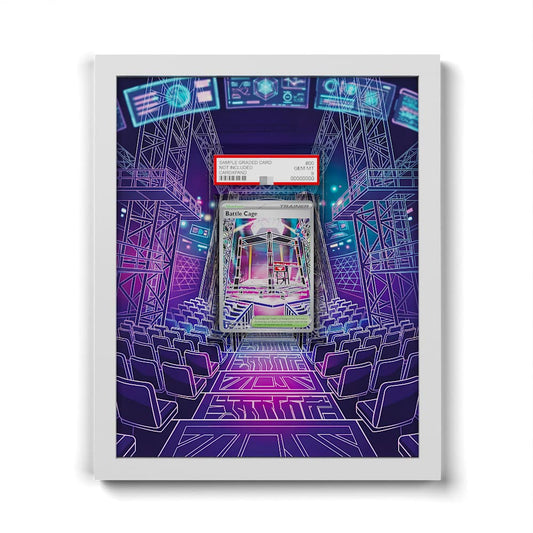 116 Kampfkäfig - Extended Artwork Framed Pokemon Card Display