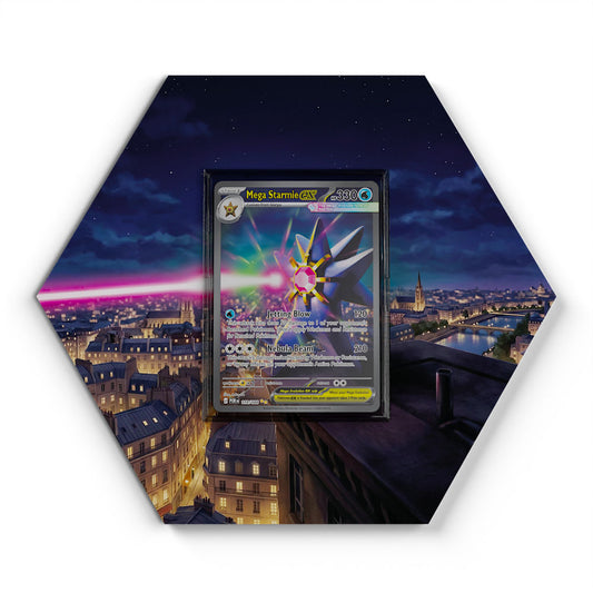 118/088 Mega-Starmie EX - Extended Artwork Pokemon Card Display