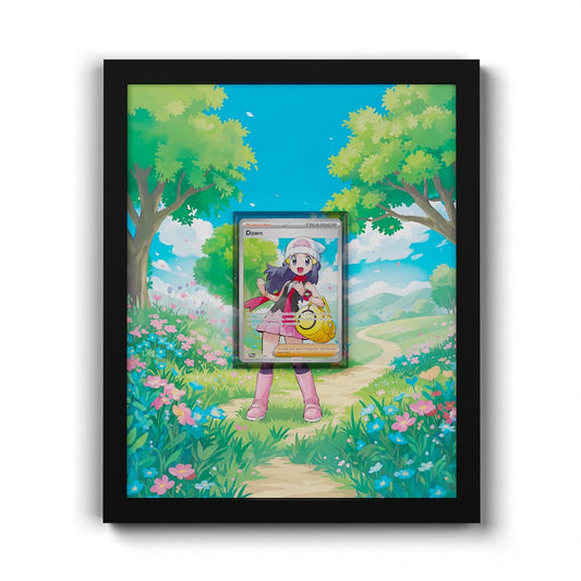 118 Lucia - Extended Artwork Framed Pokemon Card Display