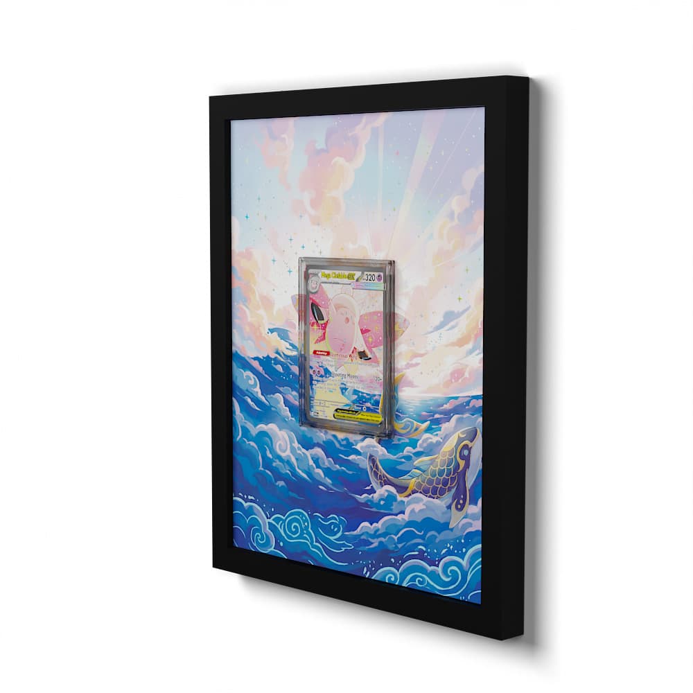 119 Mega-Piepi EX - Extended Artwork Framed Pokemon Card Display