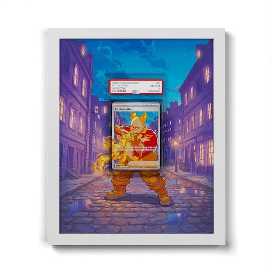 119 Feuerspucker - Extended Artwork Framed Pokemon Card Display