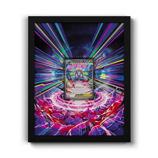 120 Mega-Zygarde EX - Extended Artwork Framed Pokemon Card Display