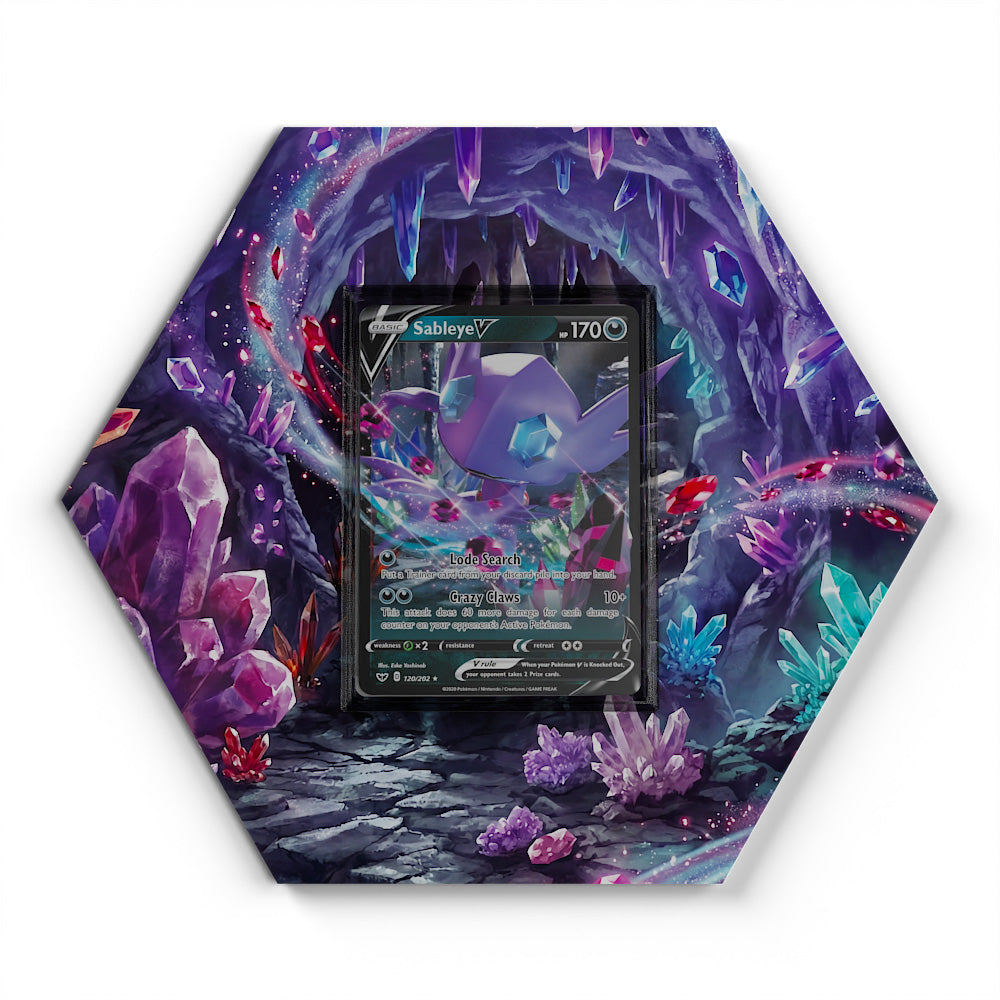 120/202 Sableye V - Extended Artwork Pokemon Card Display