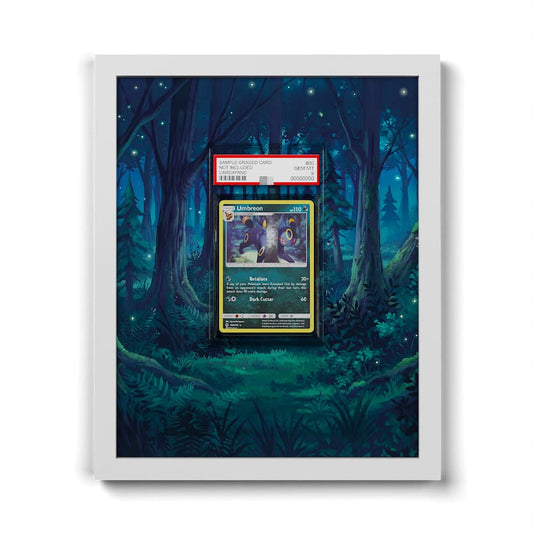 120/214 Nachtara - Extended Artwork Framed Pokemon Card Display