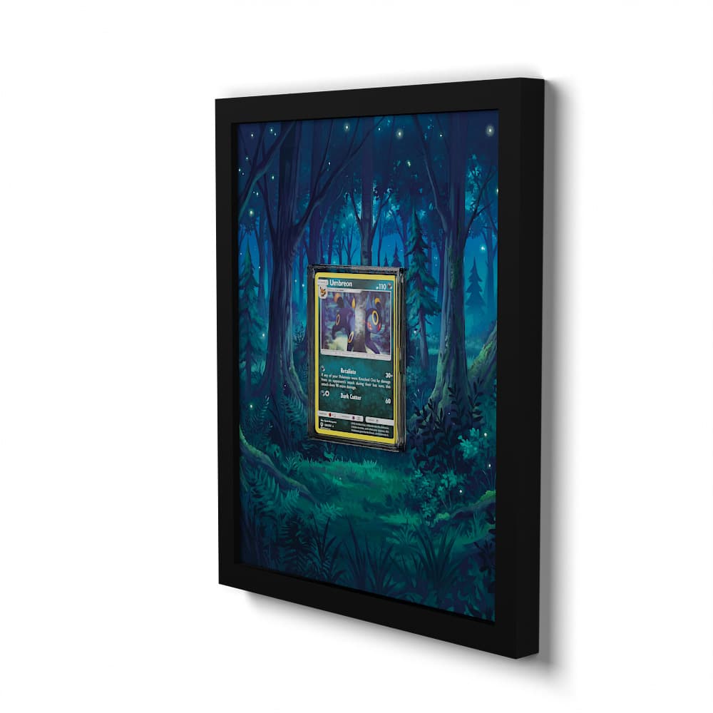 120/214 Nachtara - Extended Artwork Framed Pokemon Card Display