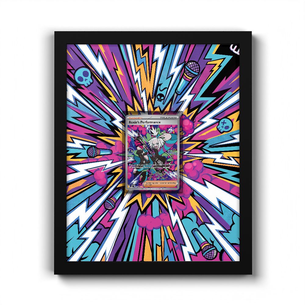 121/086 Roxie's Performance - Extended Artwork Pokemon Card Frame