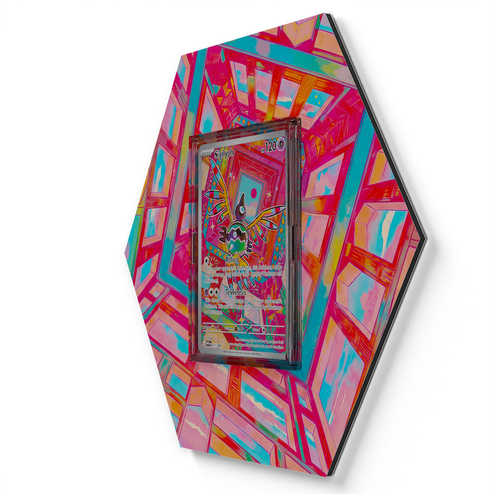 121/086 Sigilyph - Extended Artwork Pokemon Card Display