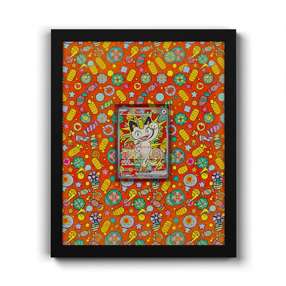 121 Mauzi EX - Extended Artwork Framed Pokemon Card Display