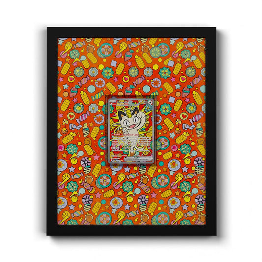 121 Mauzi EX - Extended Artwork Framed Pokemon Card Display