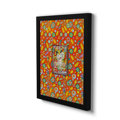 121 Mauzi EX - Extended Artwork Framed Pokemon Card Display