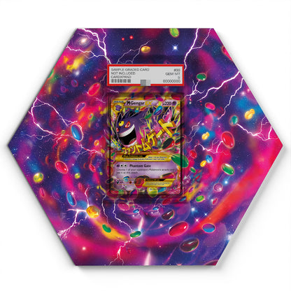 121/119 M Gengar EX - Extended Artwork Pokemon Card Display