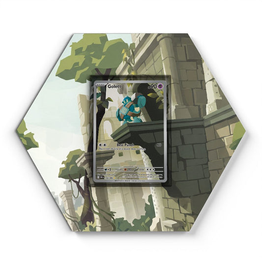 122/086 Golett - Extended Artwork Pokemon Card Display