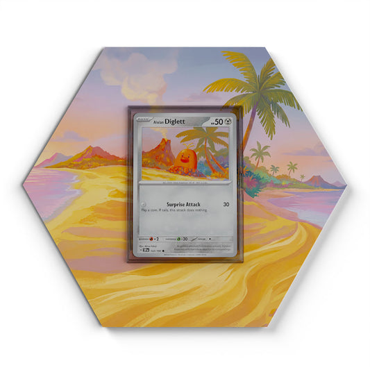 122/191 Alola-Digda - Extended Artwork Pokemon Card Display