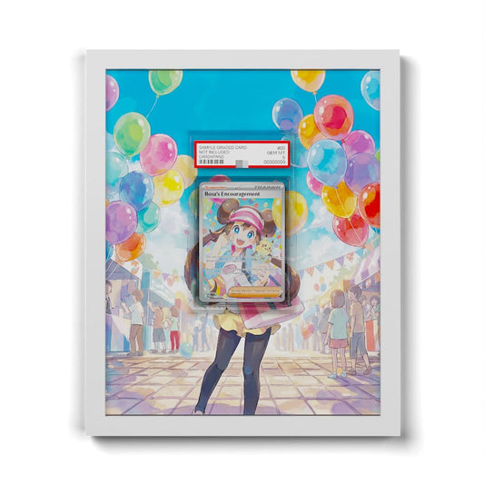 123 Rosas Ermutigung - Extended Artwork Framed Pokemon Card Display