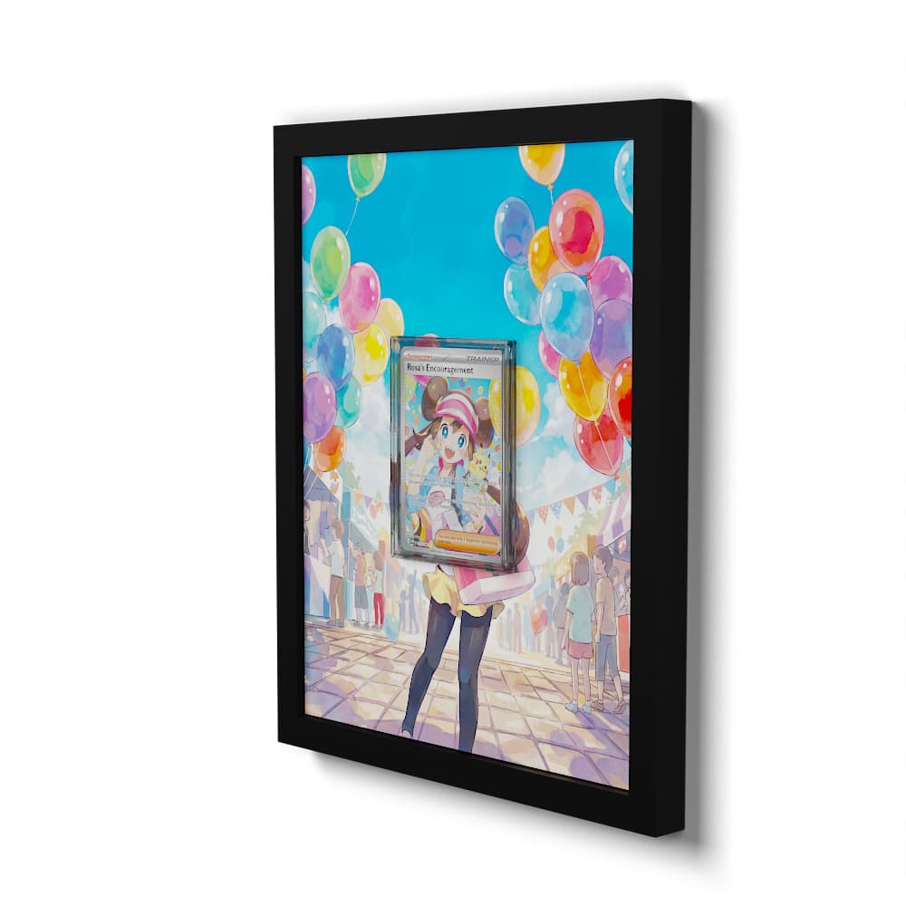123 Rosas Ermutigung - Extended Artwork Framed Pokemon Card Display