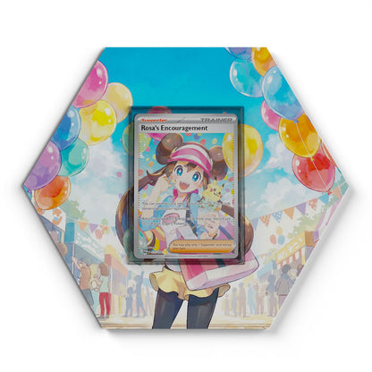 123/088 Rosas Zuspruch - Extended Artwork Pokemon Card Display