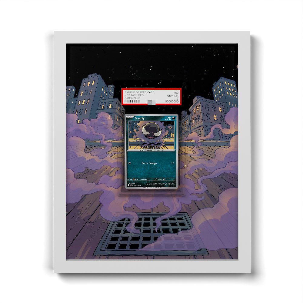 123/217 Gastly - Extended Artwork Pokemon Card Frame