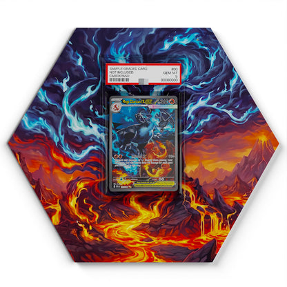 125/094 Mega-Glurak X EX - Extended Artwork Pokemon Card Display