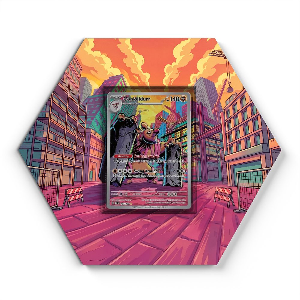 105 Branawarz - Extended Artwork Pokemon Card Display