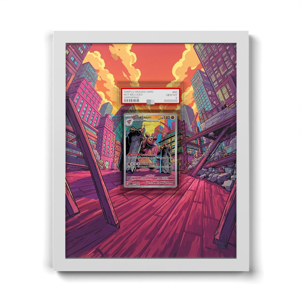 127/086 Conceldurr / Meistagrif - Extended Artwork Pokemon Card Frame