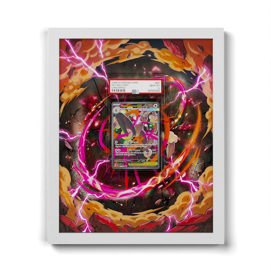 128 Mega-Schlapor EX - Extended Artwork Framed Pokemon Card Display