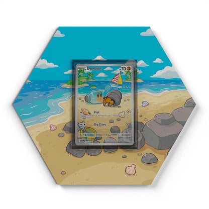 129/086 Dwebble - Extended Artwork Pokemon Card Display