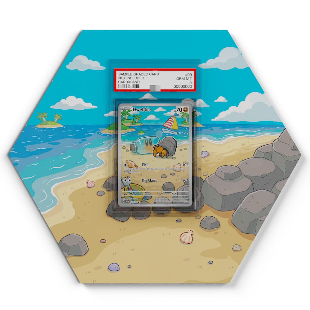 129/086 Dwebble - Extended Artwork Pokemon Card Display