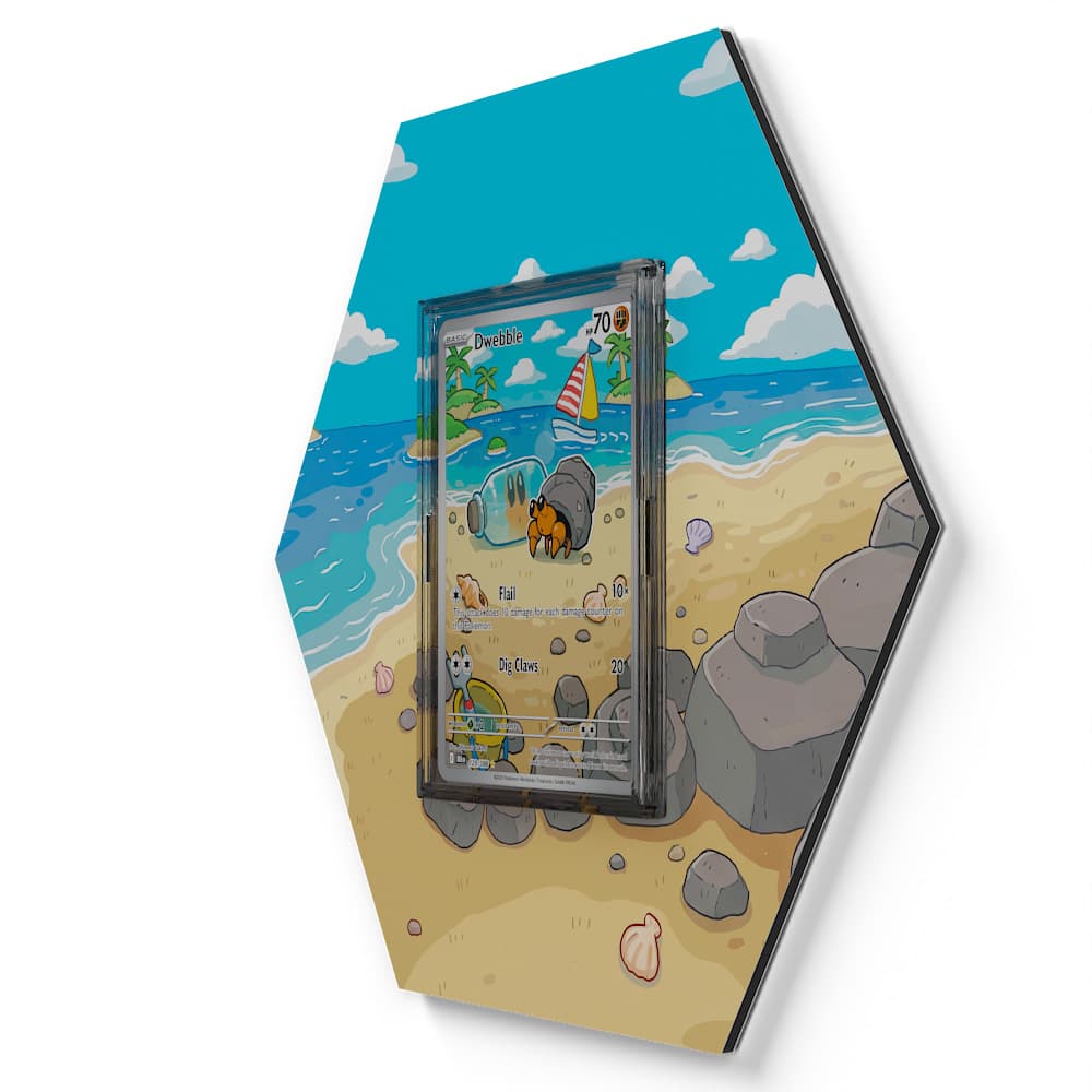 129/086 Dwebble - Extended Artwork Pokemon Card Display