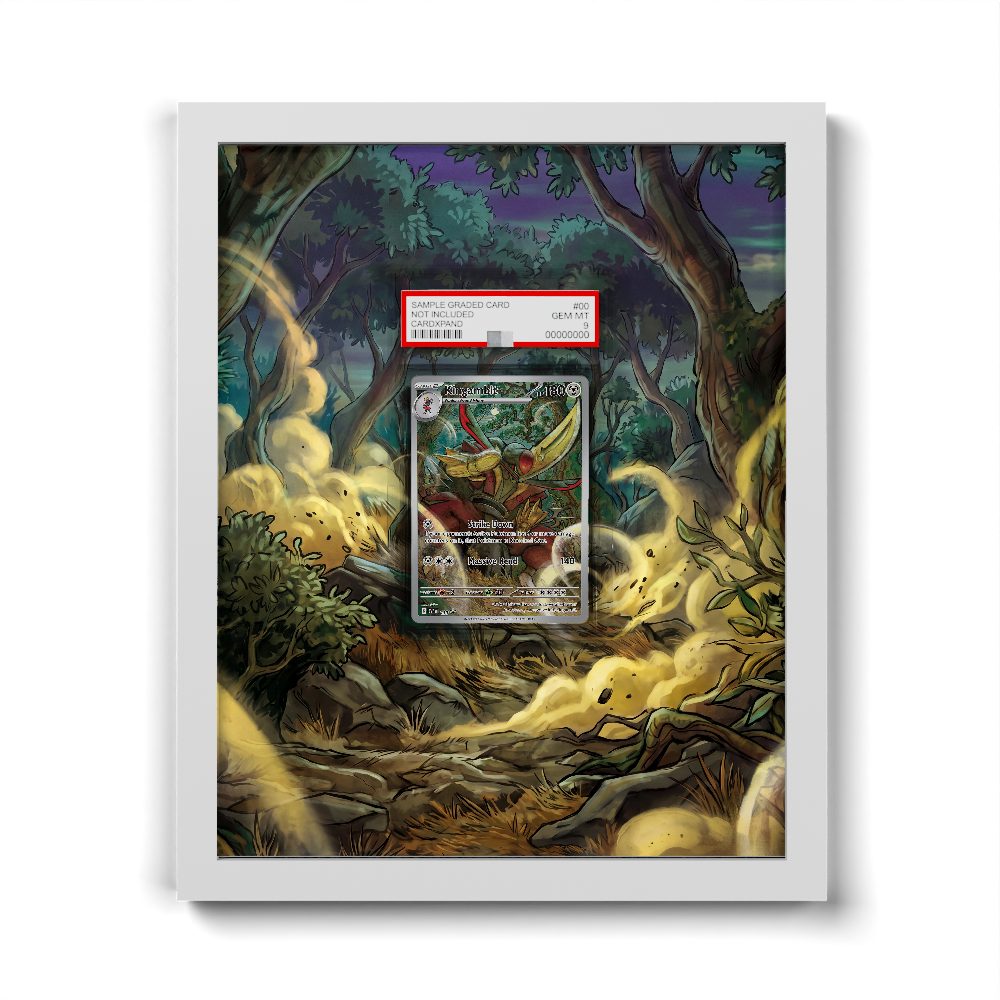 130 Kingambit - Extended Artwork Pokemon Card Frame