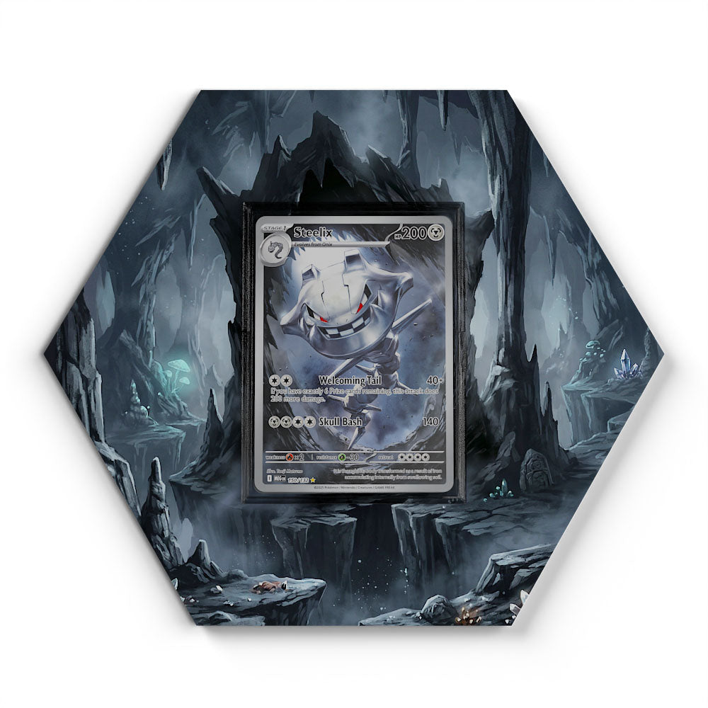 150/132 Stahlos - Extended Artwork Pokemon Card Display