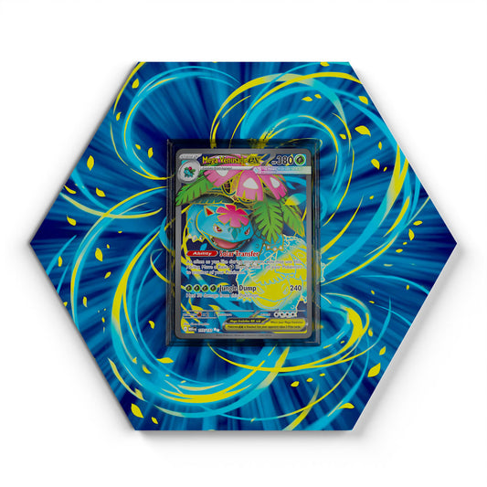 155/132 Mega-Bisaflor EX - Extended Artwork Pokemon Card Display