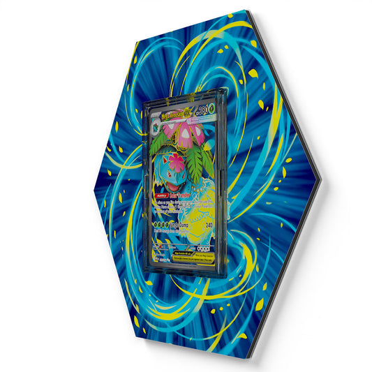 155/132 Mega-Bisaflor EX - Extended Artwork Pokemon Card Display