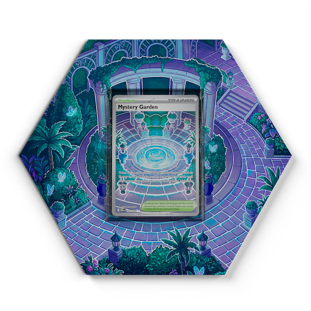172/132 Geheimnisvoller Garten - Extended Artwork Pokemon Card Display