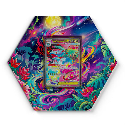 177/132 Mega-Bisaflor EX - Extended Artwork Pokemon Card Display