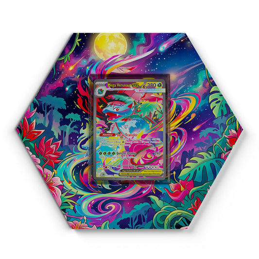 177/132 Mega-Bisaflor EX - Extended Artwork Pokemon Card Display